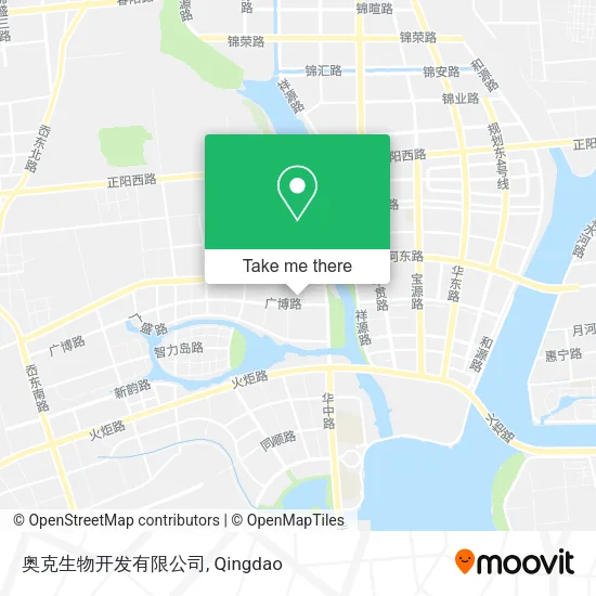 奥克生物开发有限公司 map