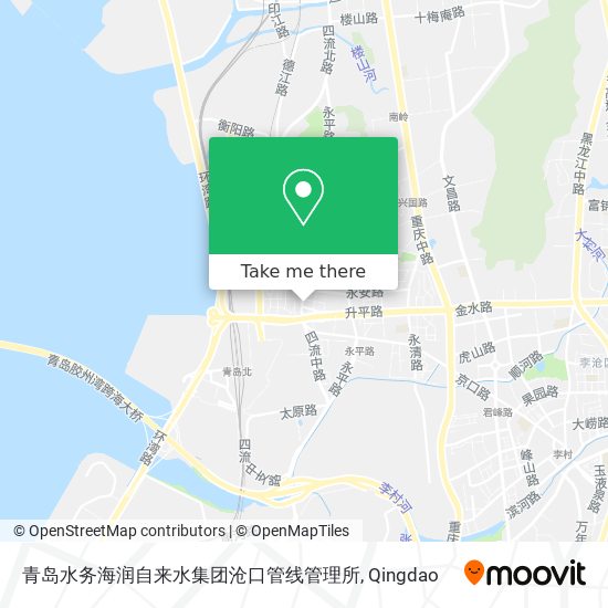 青岛水务海润自来水集团沧口管线管理所 map