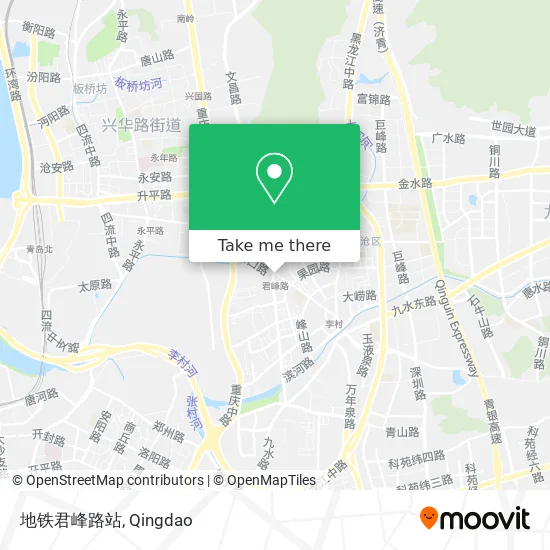 地铁君峰路站 map