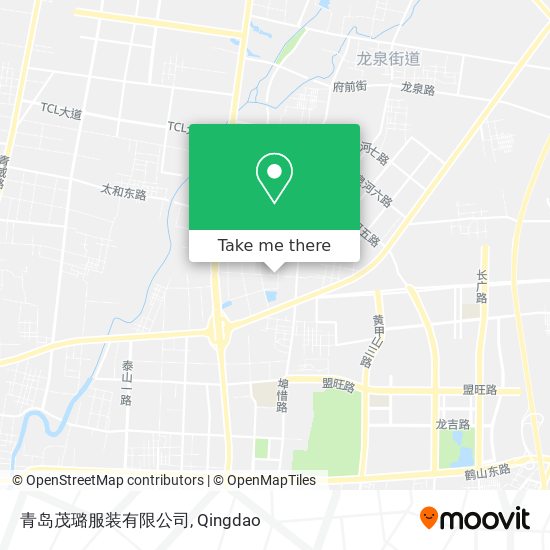 青岛茂璐服装有限公司 map