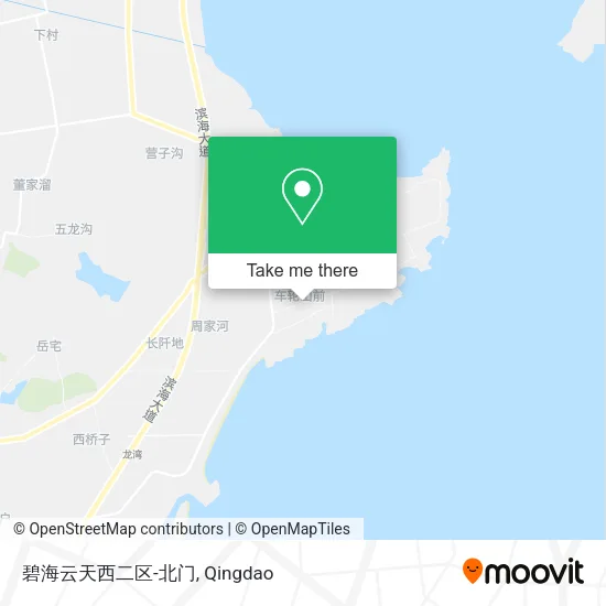 碧海云天西二区-北门 map