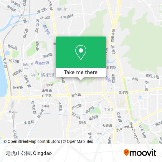 老虎山公园 map