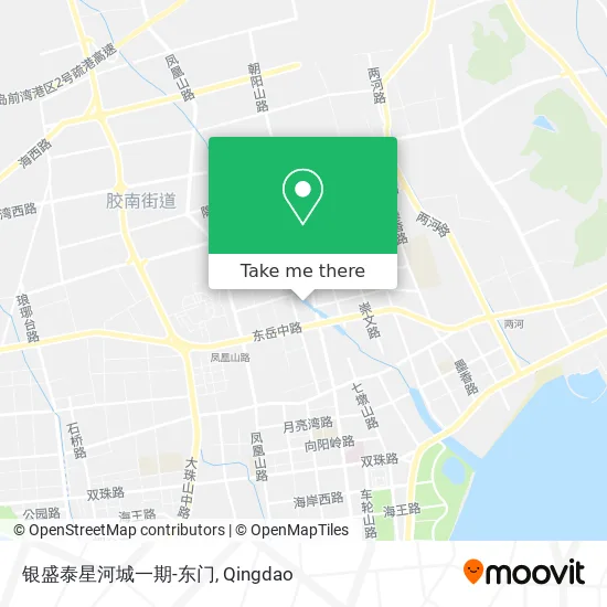 银盛泰星河城一期-东门 map