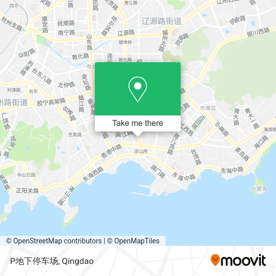 P地下停车场 map