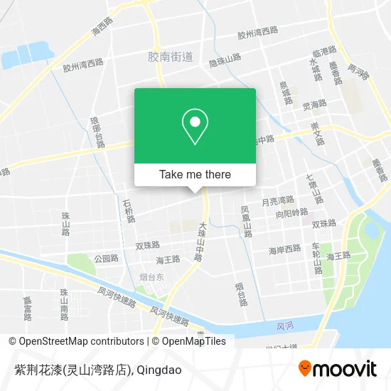 紫荆花漆(灵山湾路店) map