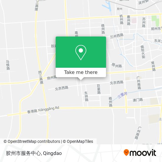 胶州市服务中心 map