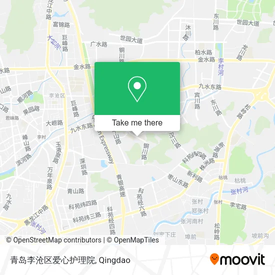 青岛李沧区爱心护理院 map