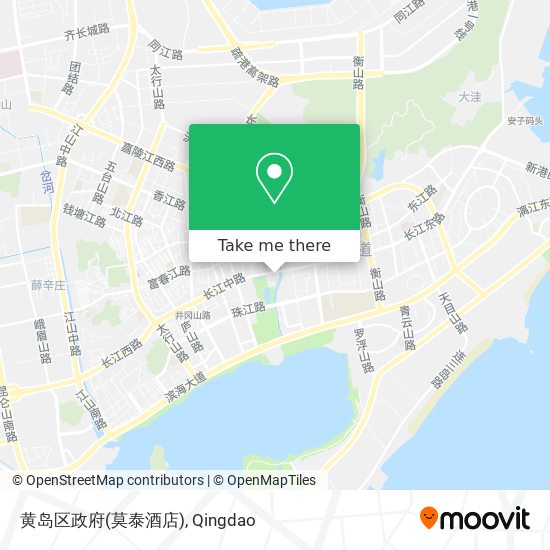 黄岛区政府(莫泰酒店) map