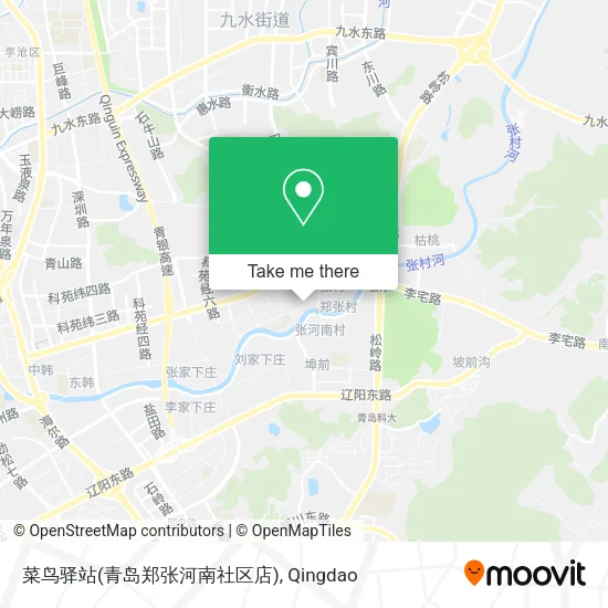 菜鸟驿站(青岛郑张河南社区店) map