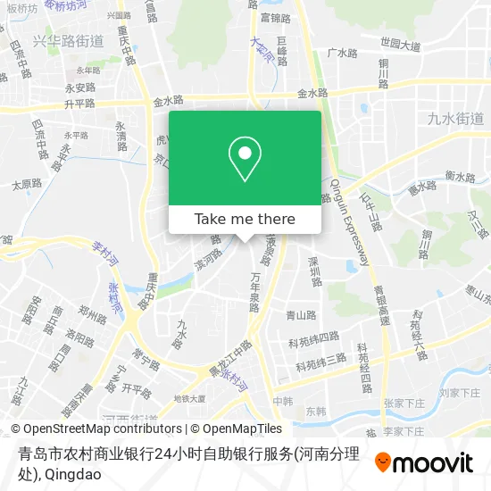 青岛市农村商业银行24小时自助银行服务(河南分理处) map