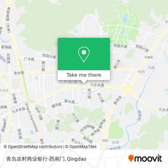 青岛农村商业银行-西南门 map