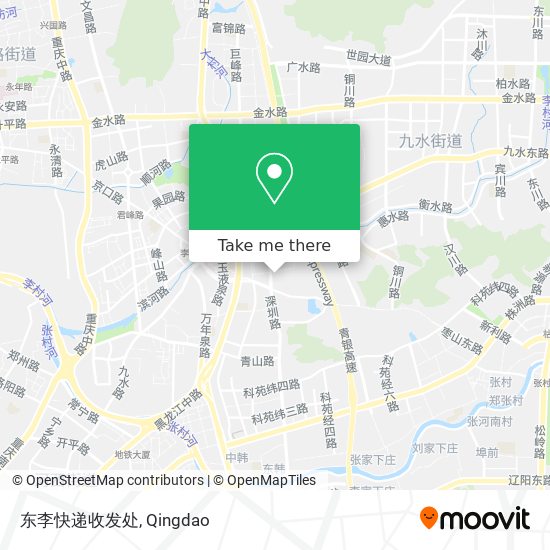 东李快递收发处 map
