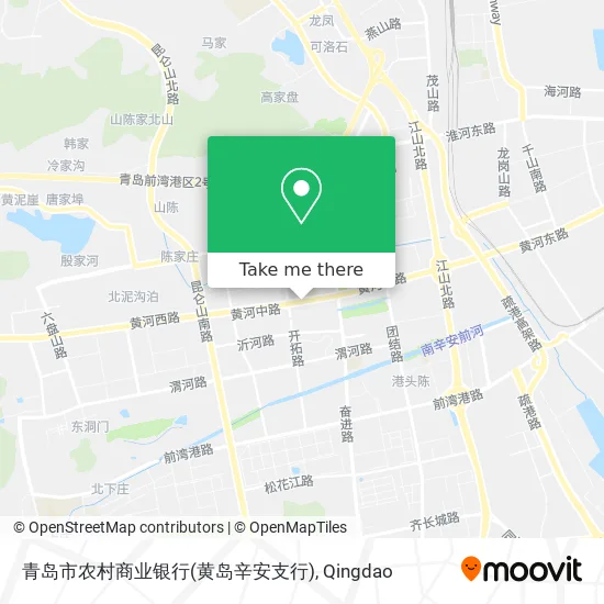 青岛市农村商业银行(黄岛辛安支行) map