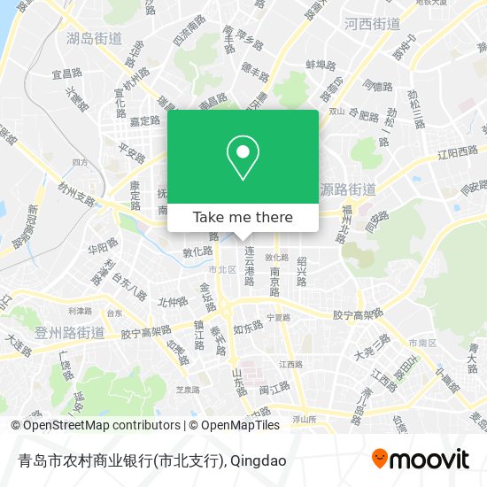 青岛市农村商业银行(市北支行) map
