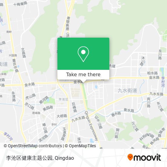 李沧区健康主题公园 map