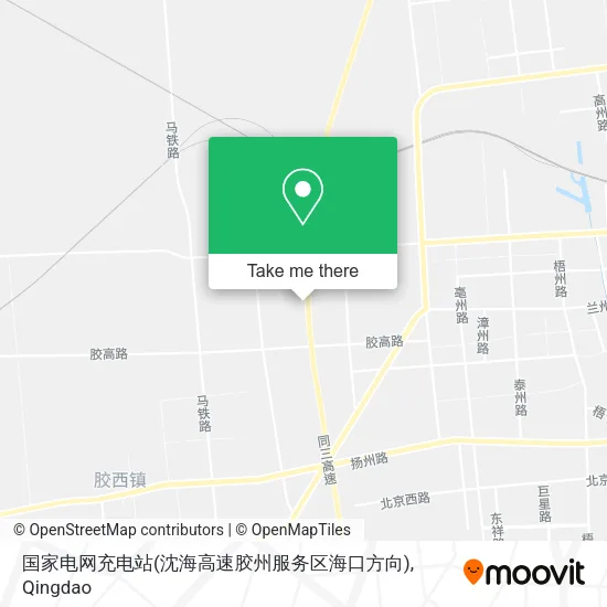 国家电网充电站(沈海高速胶州服务区海口方向) map