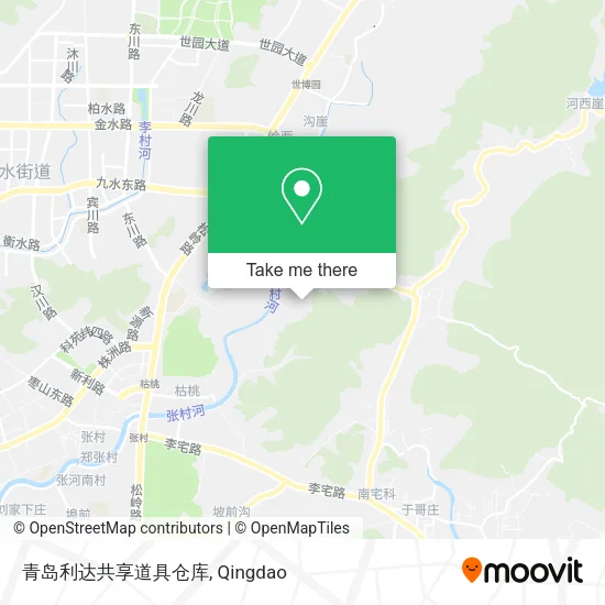 青岛利达共享道具仓库 map
