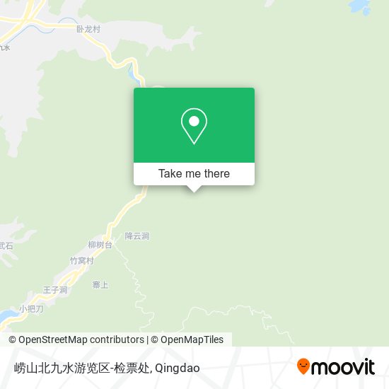 崂山北九水游览区-检票处 map