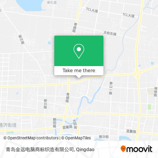青岛金远电脑商标织造有限公司 map