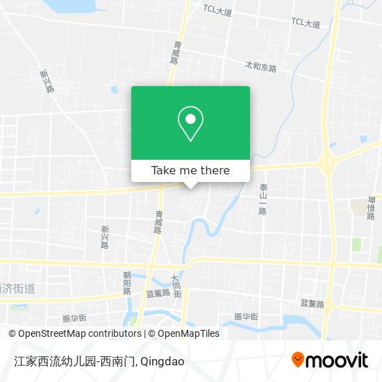 江家西流幼儿园-西南门 map