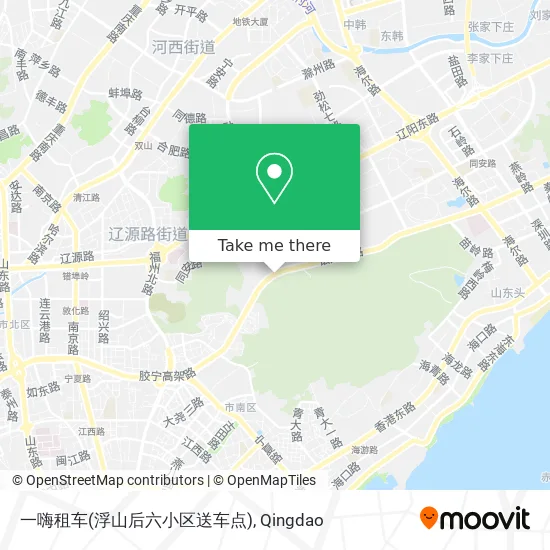 一嗨租车(浮山后六小区送车点) map
