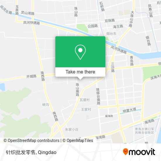 针织批发零售 map