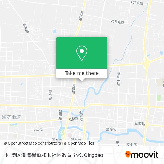 即墨区潮海街道和顺社区教育学校 map