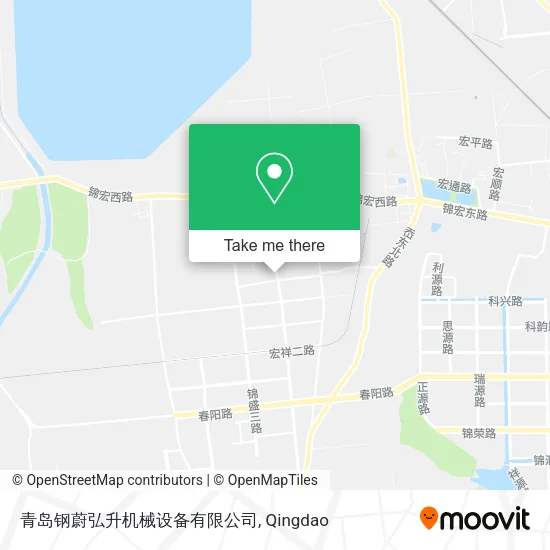 青岛钢蔚弘升机械设备有限公司 map