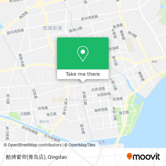 酷搏窗帘(青岛店) map