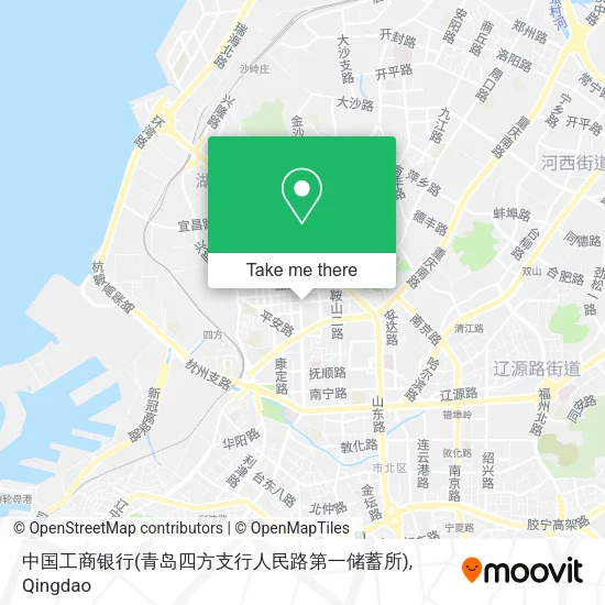 中国工商银行(青岛四方支行人民路第一储蓄所) map