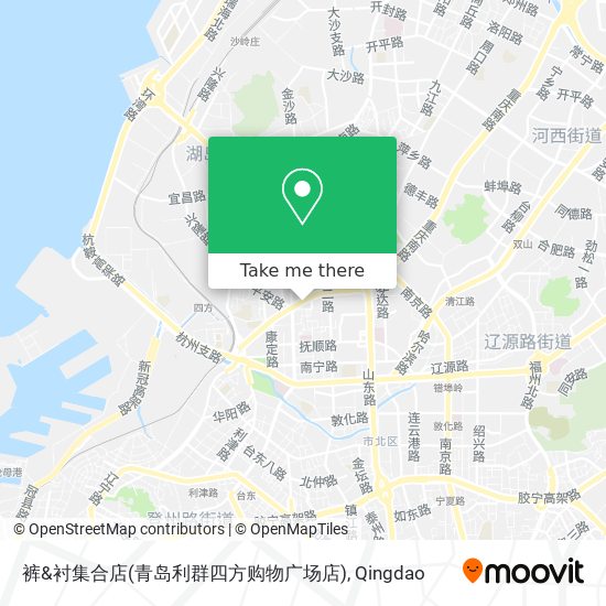 裤&衬集合店(青岛利群四方购物广场店) map