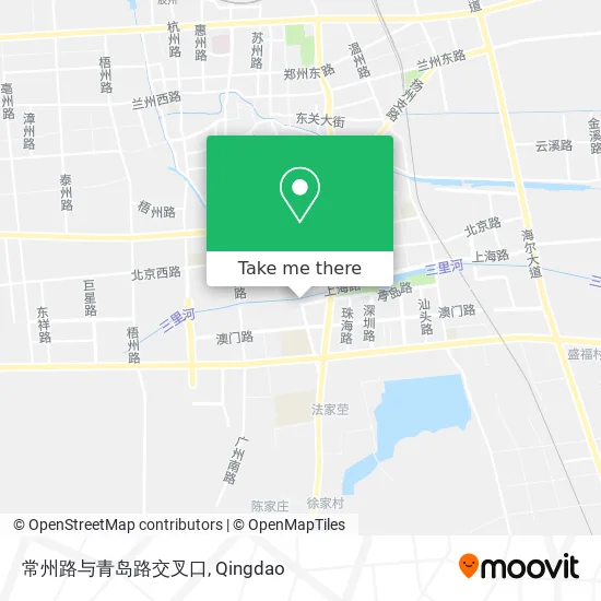 常州路与青岛路交叉口 map