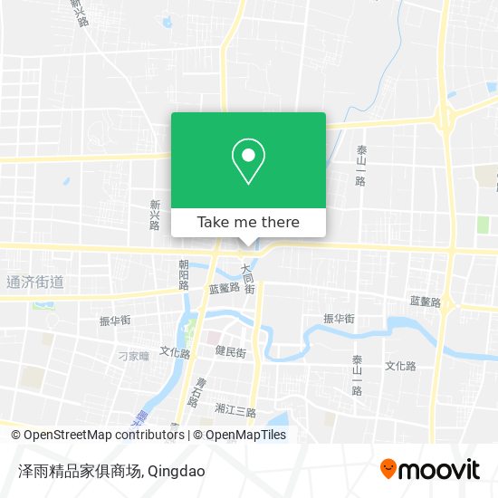 泽雨精品家俱商场 map