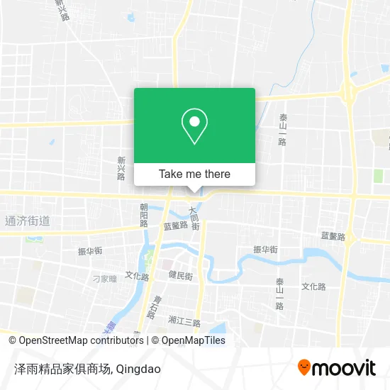 泽雨精品家俱商场 map