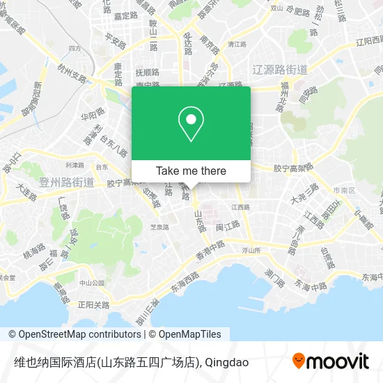 维也纳国际酒店(山东路五四广场店) map