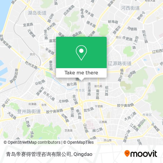 青岛帝赛得管理咨询有限公司 map