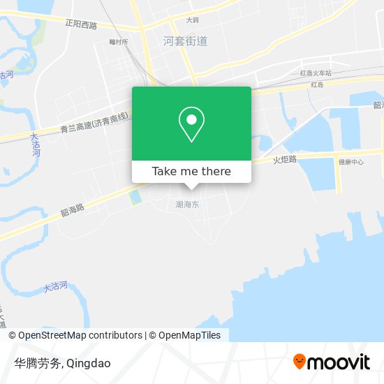 华腾劳务 map