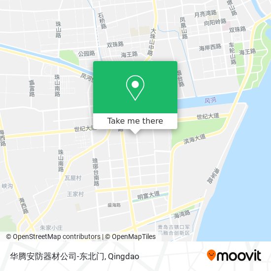 华腾安防器材公司-东北门 map