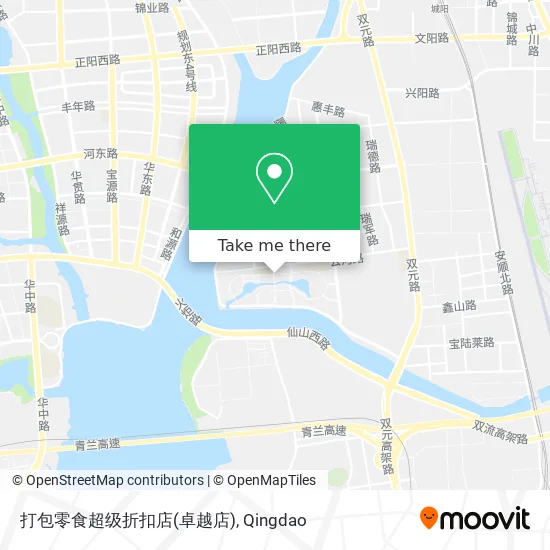 打包零食超级折扣店(卓越店) map