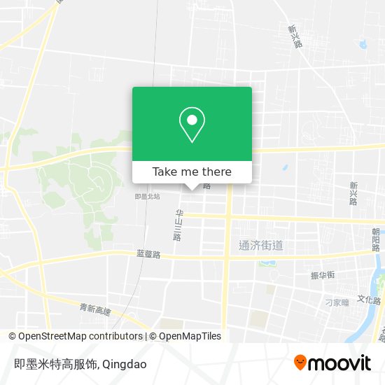即墨米特高服饰 map