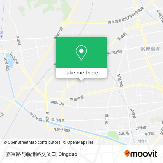 嘉富路与临港路交叉口 map