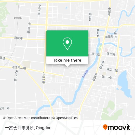 一杰会计事务所 map