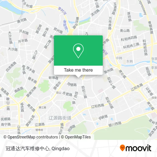 冠通达汽车维修中心 map