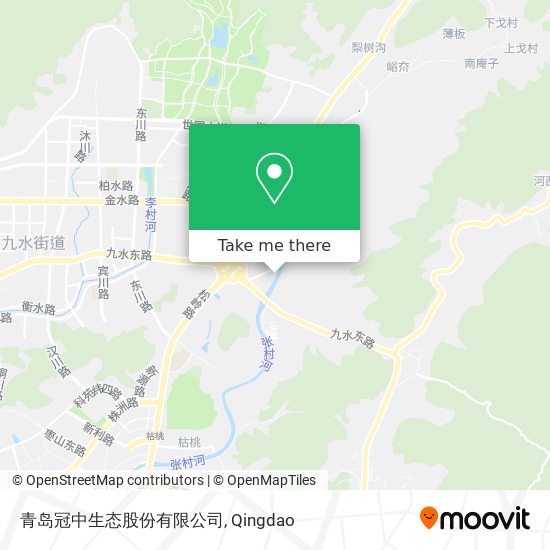 青岛冠中生态股份有限公司 map