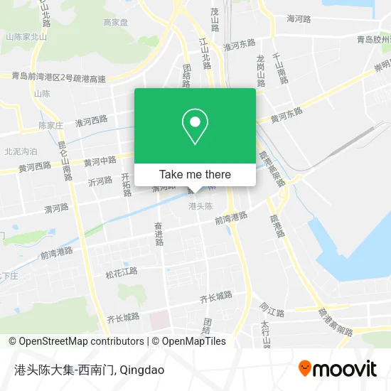 港头陈大集-西南门 map