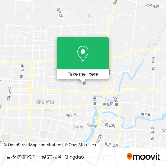 百变洗咖汽车一站式服务 map