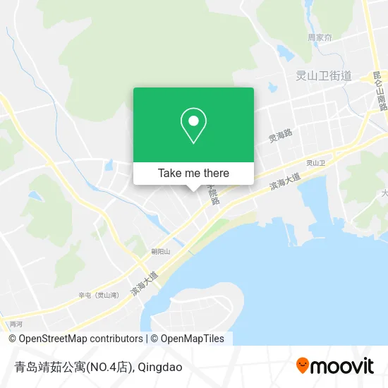 青岛靖茹公寓(NO.4店) map