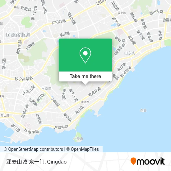 亚麦山城-东一门 map