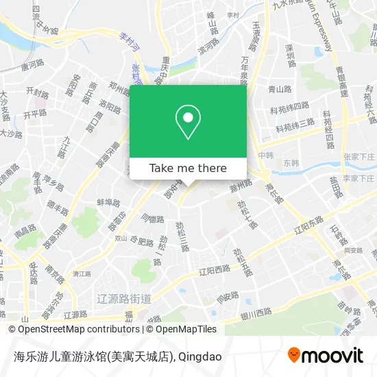 海乐游儿童游泳馆(美寓天城店) map