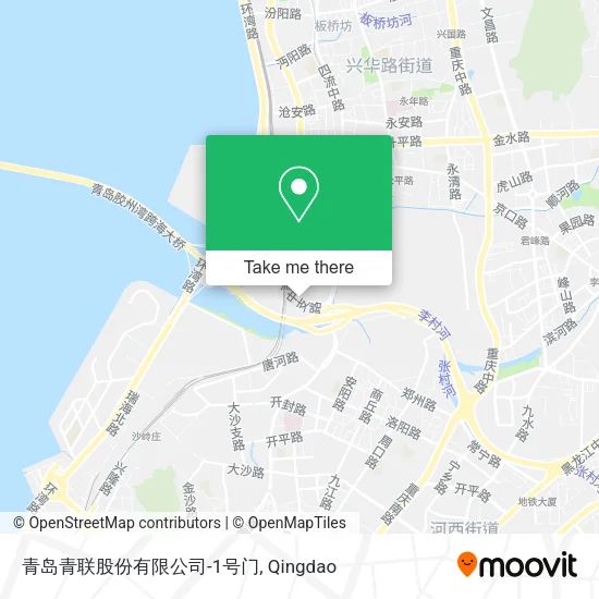 青岛青联股份有限公司-1号门 map
